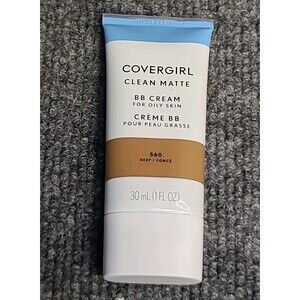 Covergirl Clean Matte BB Cream for oily skin #560 Deep 1 fl oz New